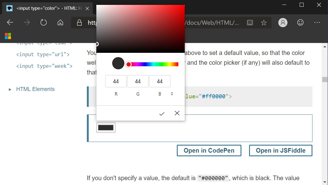 Microsoft Edge is getting a modern colour picker on Windows 10 Edge-modern-colour-picker.jpg