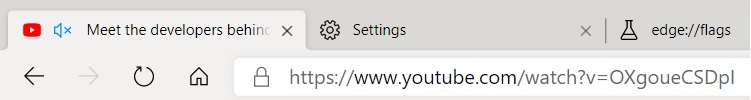 Unlike Chrome, Microsoft’s new Edge lets you mute tabs on Windows 10 Edge-mute-audio.jpg