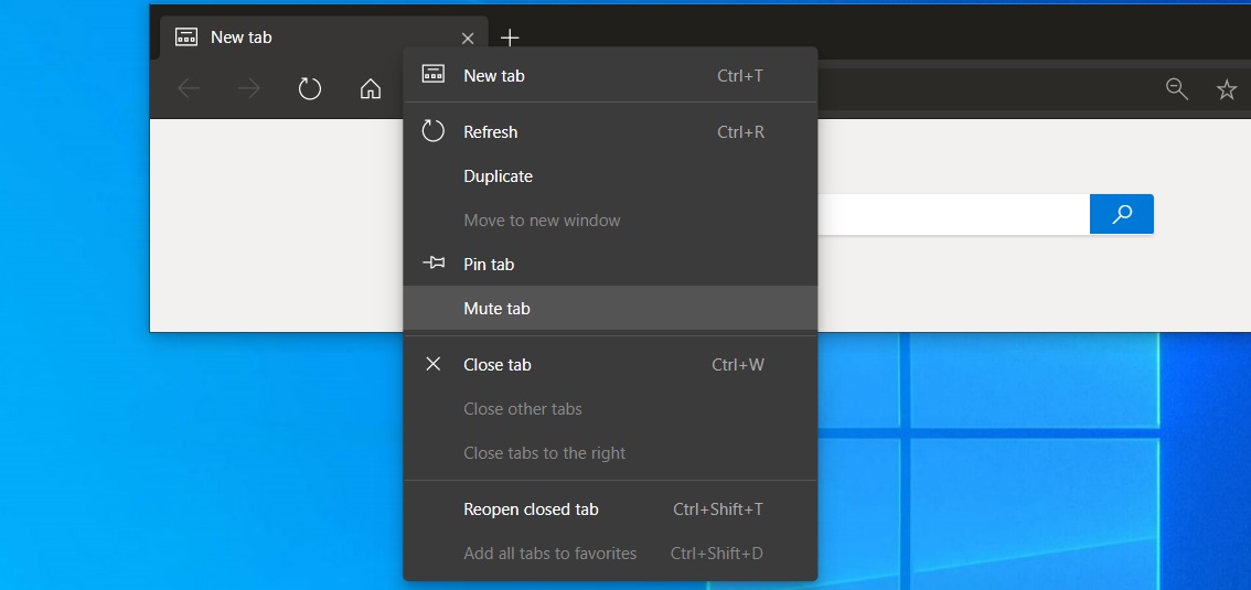 Unlike Chrome, Microsoft’s new Edge lets you mute tabs on Windows 10 Edge-mute-tab.jpg