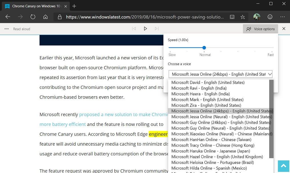Microsoft Edge on Windows 10 gets a media play/pause button Edge-read-aloud.jpg