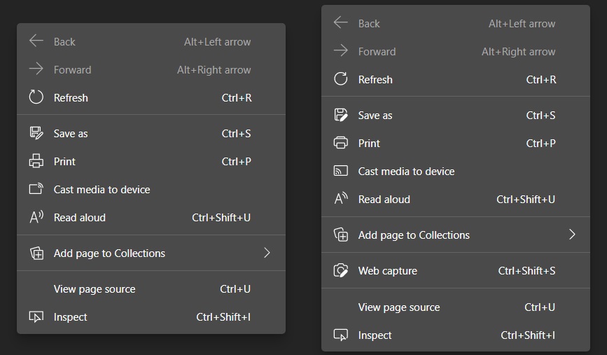 Windows 10’s rounded icons are now expanding to Microsoft Edge Edge-rounded-context-menu.jpg