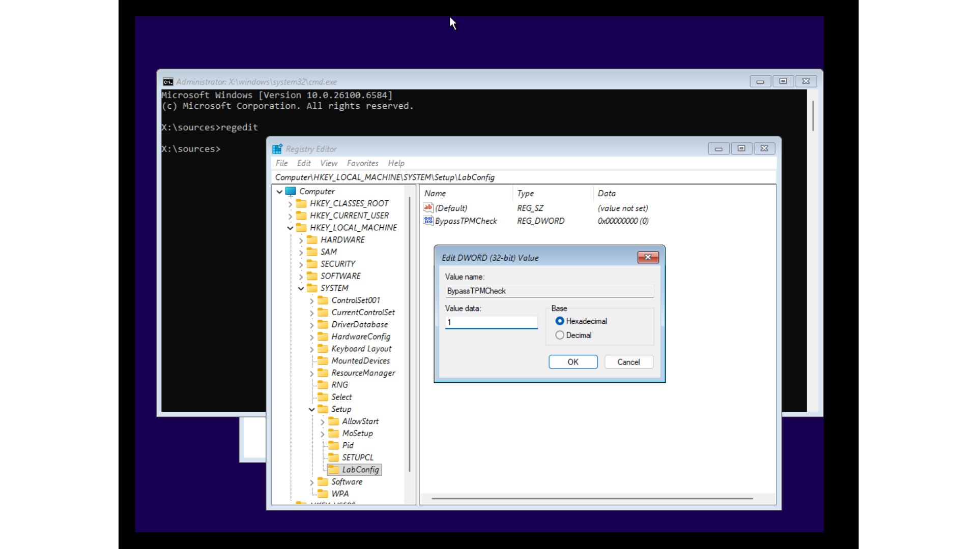Can you still bypass Windows 11 requirements as Windows 10 hits EOL? We tested it Editing-Value-of-BypassTPMCheck-DWORD-Value-name.jpg