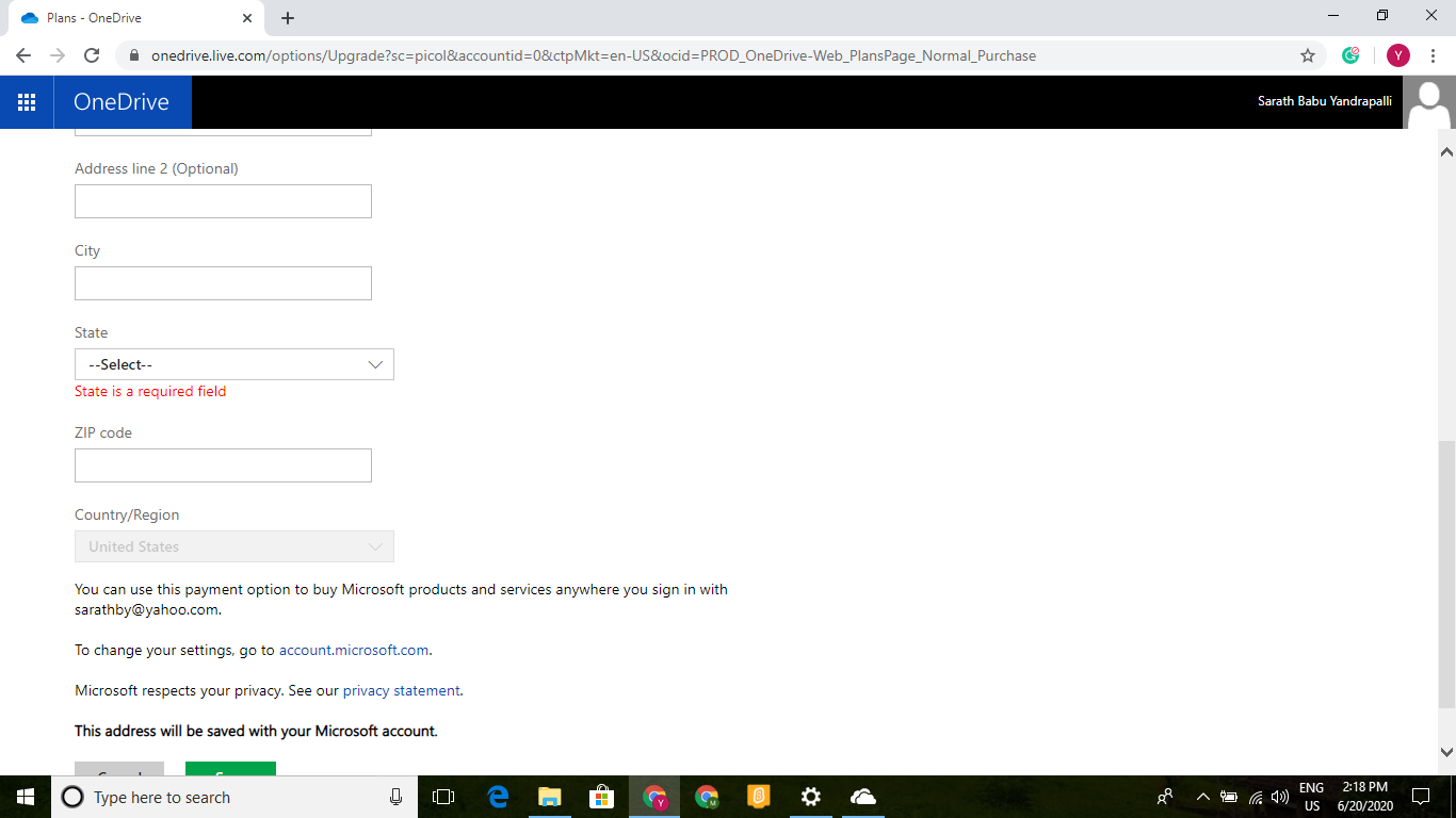 Cant add Credit Card details to my account to buy a storage plan, though in my profile,... ee00ead5-1c92-4409-8163-07713bf0d6e3?upload=true.png