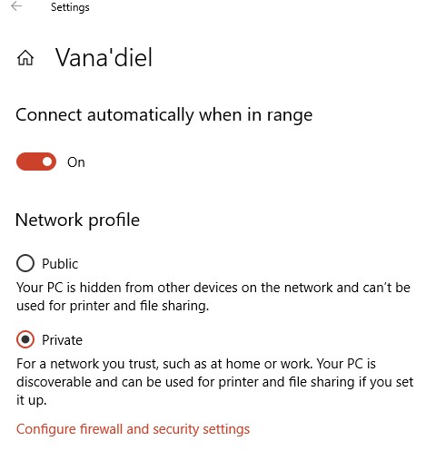 Version 1903: Network Location won't stay private (change public to private, use upper left... ee1bd532-08df-4c0a-bb4e-6ffa5d87bd75?upload=true.jpg
