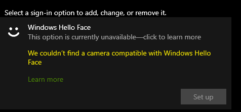 [Bootcamp] Windows Hello does not recognise Facetime camera. ee700e9d-600c-47d7-8841-a79cd6094d10?upload=true.png