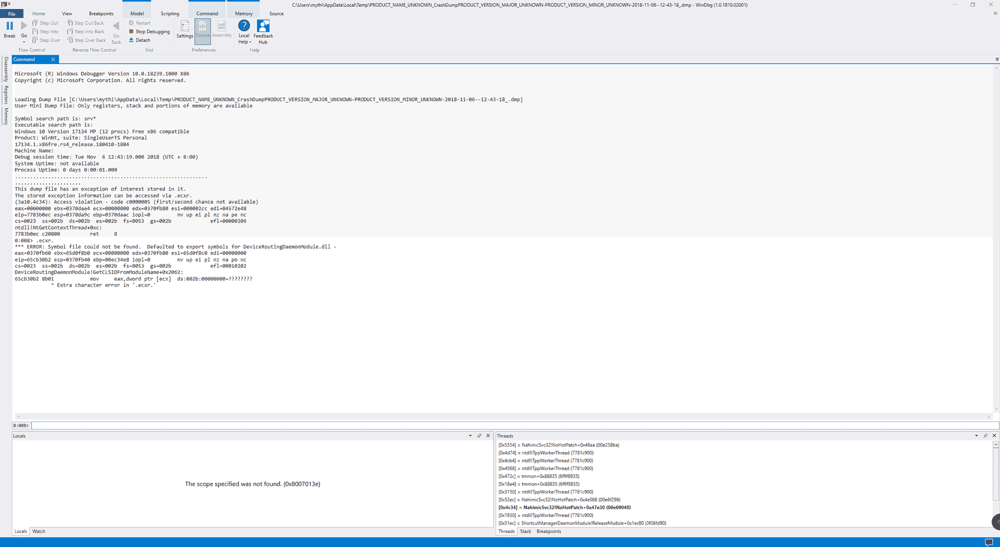 Crash Dump details copied to clipboard every 2 to 3 seconds ee74d029-bb45-462d-80d5-8ca9e55c4f89?upload=true.png