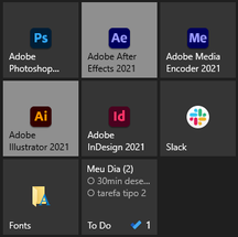 Why aren't all these sart menu icons with a dark background? eergjr61jvq61.png