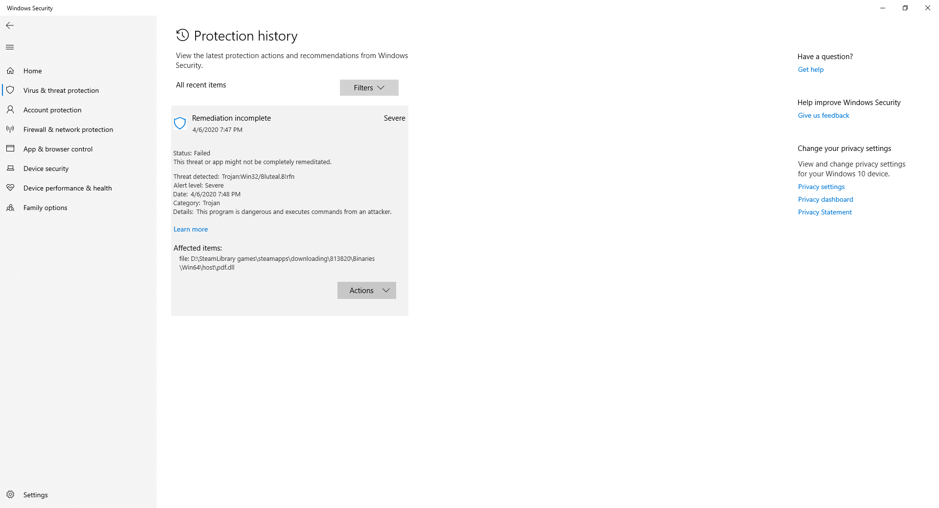 idk if this is false positive because it says its in my steamgames folder but i need help ef2d1ecc-6b61-42c5-92ee-a0e9b9e7d237?upload=true.png