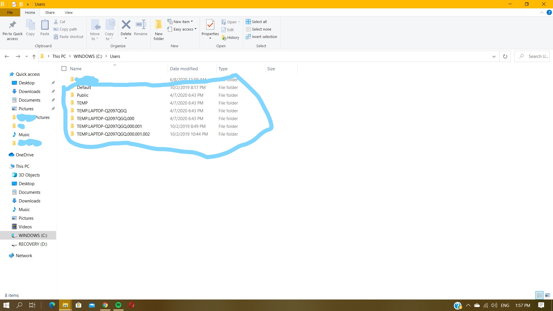 Multiple User Account in File Explorer? How Do I Delete this? SEND HELP ASAP ef30f1bd-7d59-413b-bf8c-fe7bb3bc751d?upload=true.jpg