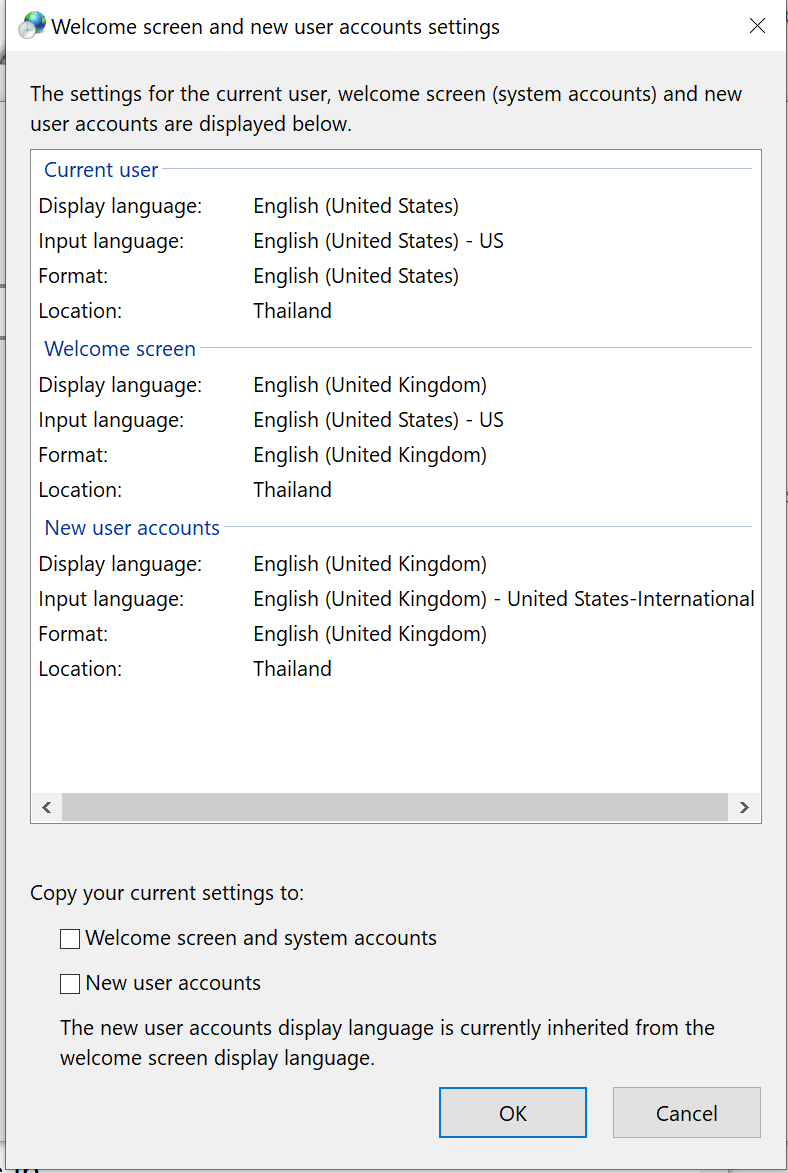 New user account setup install random language to my PC, every time it restart ef4b577f-42a9-4a7e-9c01-8d2f37ef79ae?upload=true.png