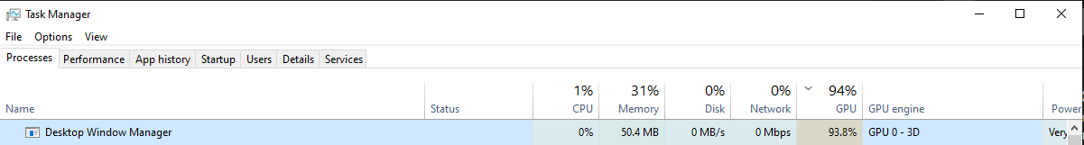 My GPU RTX 3080Ti is getting constent 1395Mhz of frequency with 0% usage any solution ? ef5f6b28-917c-4b99-a8ef-0f9956725cef?upload=true.png