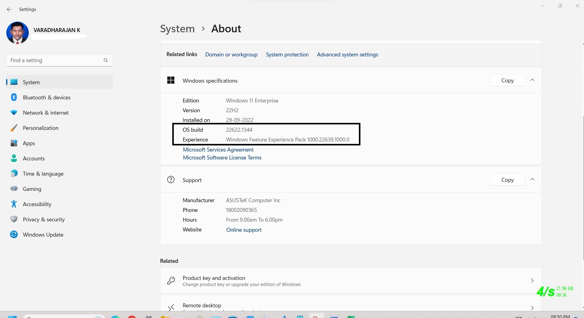 Spatial sound greyed out after updating to Windows 11 KB5022913 OS Build 22621.1344 ef6b5708-6ddb-4306-9543-6852b211b211?upload=true.jpg
