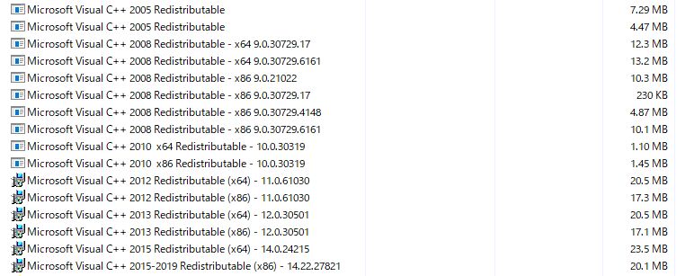 Microsoft Visual ++ why I got somany installed on computer? ef80d382-84d0-494c-a688-103ef37ab6b1?upload=true.jpg