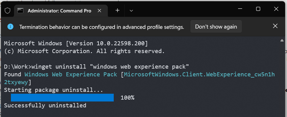 How do I get my Widgets to populate Windows 11 Home? ef935103-2d57-49db-8652-6caa8b7b1bf2?upload=true.png