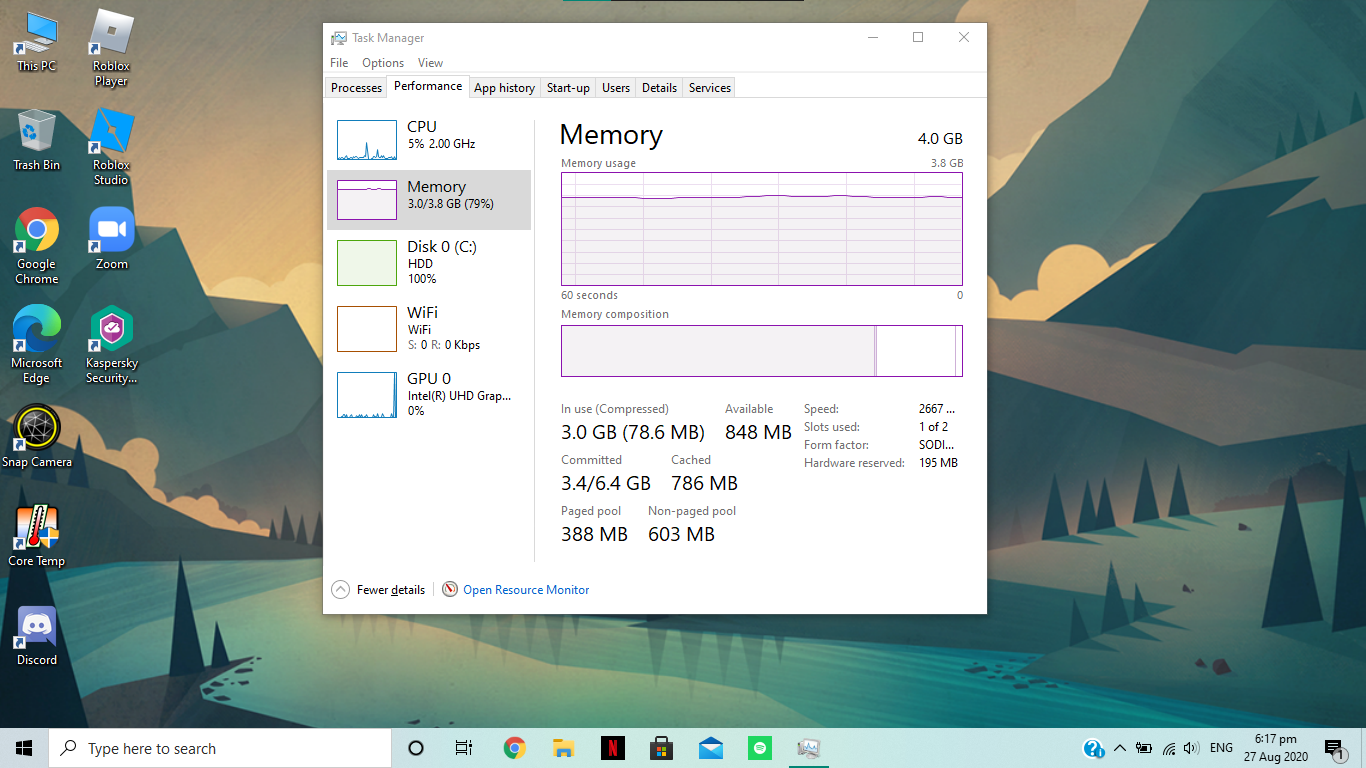 My Memory usage is unusually high when idle. efd325d7-adcd-4e73-b5f8-f5b708909d01?upload=true.png