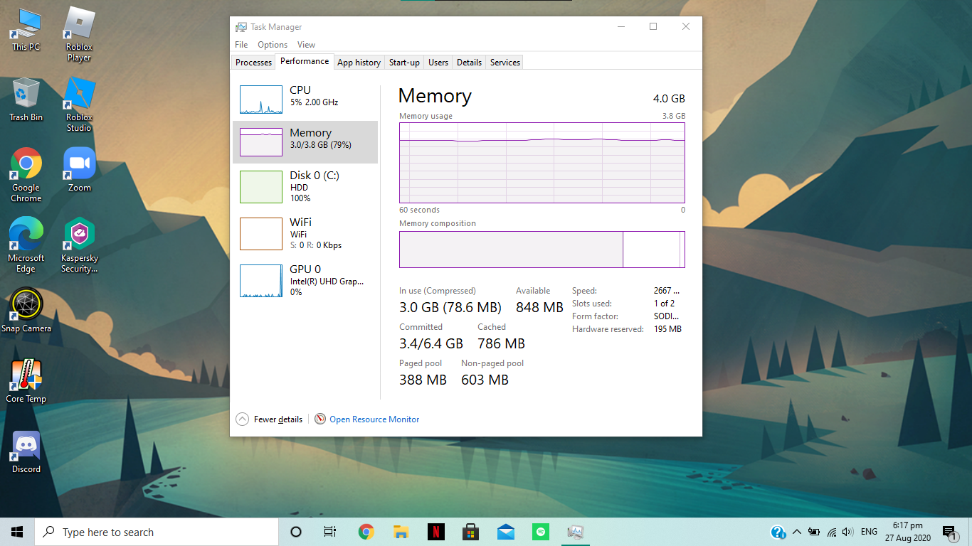 13% jump in idle memory usage since last Windows 10 update efd325d7-adcd-4e73-b5f8-f5b708909d01?upload=true.png