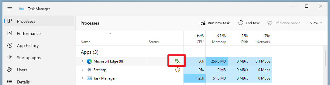Windows 11 version 22H2: Task Manager changes efficiency-mode.png