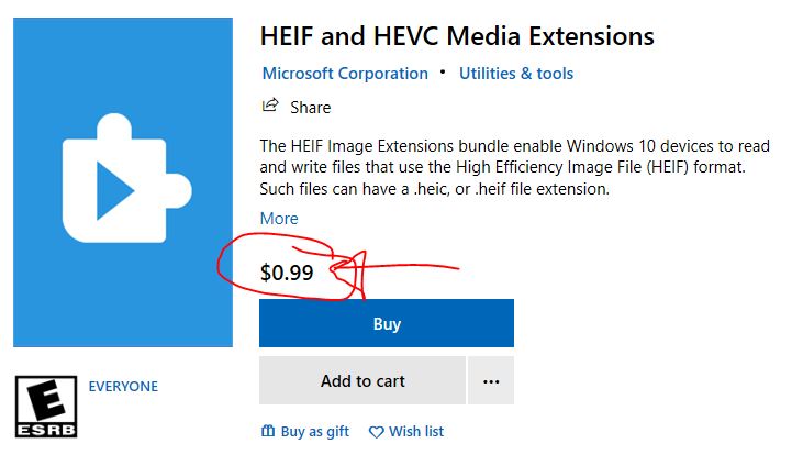 Microsoft Photos Error  We can't open this file  For iPhone Photos with .HEIC file format EfxmMib.jpg