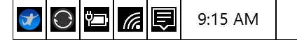 On hovering on the battery icon in the task bar to check the battery percentage, it is... EJsOw.png