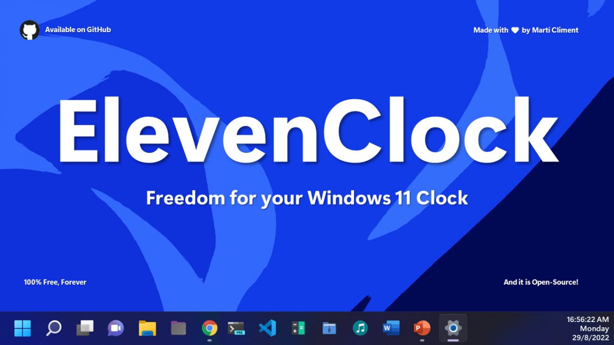 5+ Best Windows 11 Wallpaper Apps to Customize Your PC ElevenClock-scaled.jpg