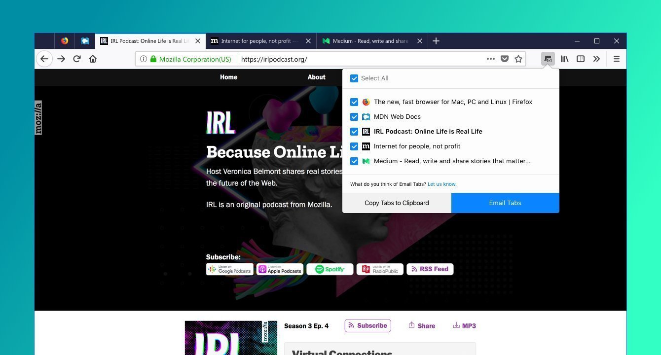 Firefox Test Pilot team is introducing Price Wise and Email Tabs emailtabs-detail-1.jpg
