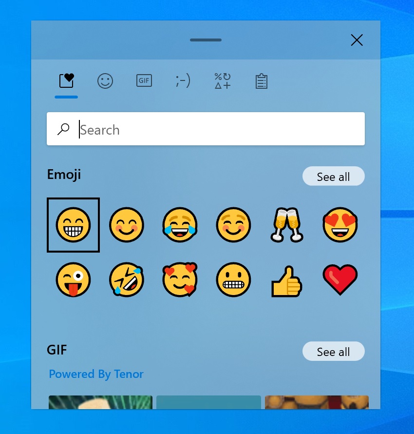 Windows 10 is getting three new shiny features from the modular OS Emoji-Panel.jpg