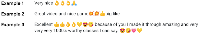 Google SmartReply for YouTube Creators now available Emoji.png