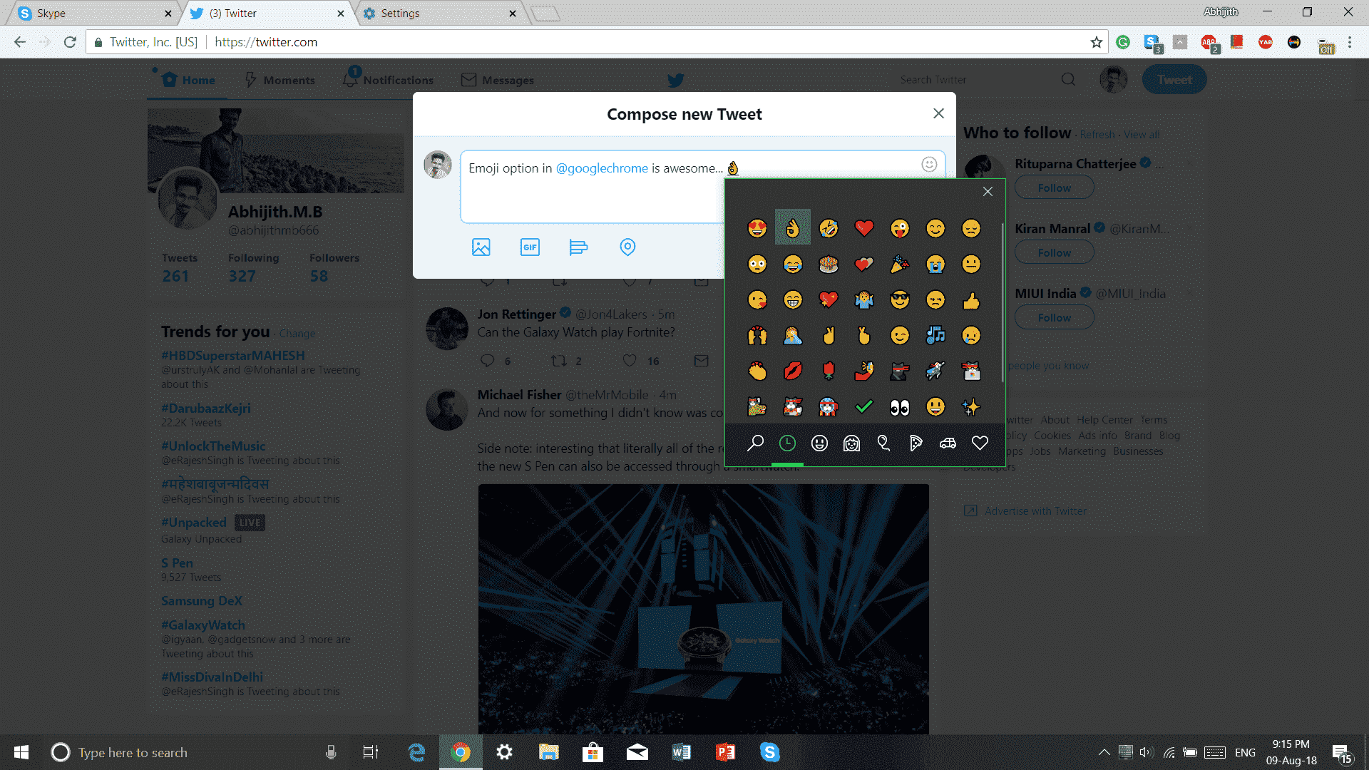 Google Chrome gets a new Emoji option Emojis-in-Google-Chrome.png