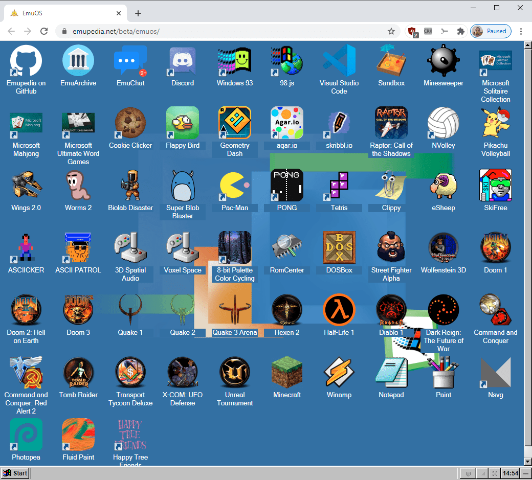 EmuOS: run retro games and apps right in your browser emuos.png