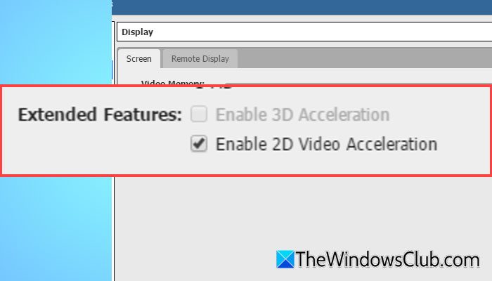 Enable 3D Acceleration grayed out in VirtualBox Enable-3D-Acceleration-grayed-out.jpg