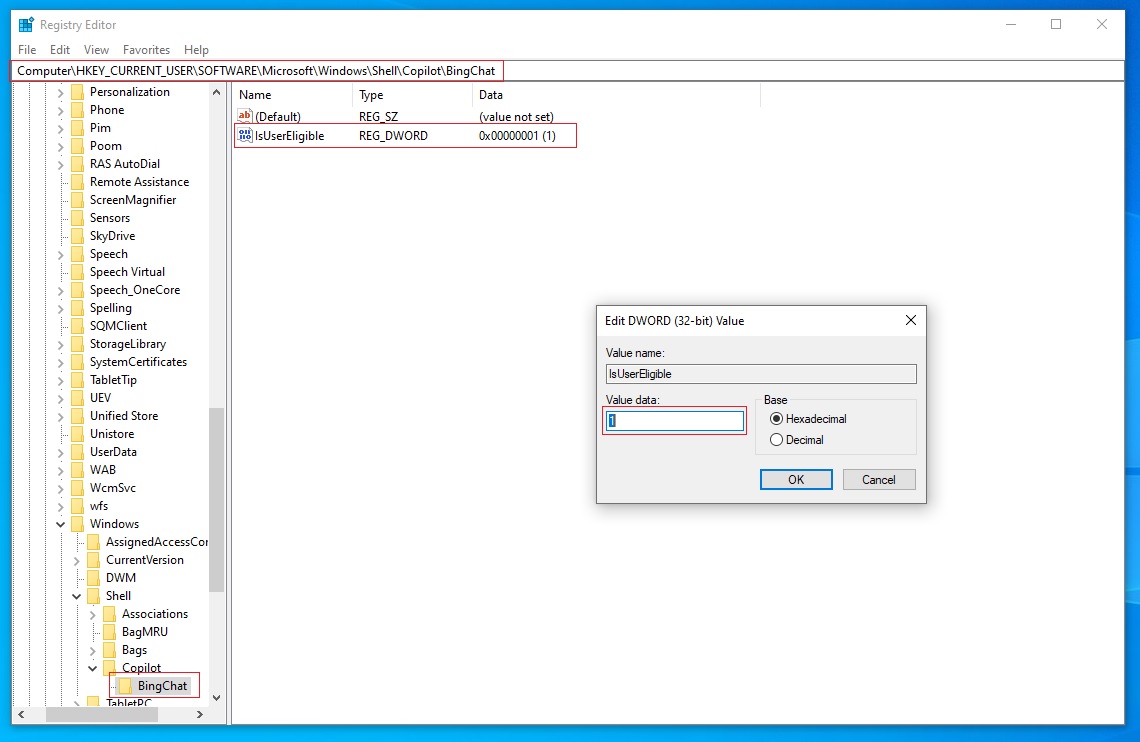 How to enable Microsoft Copilot on Windows 10 Enable-Copilot-using-Registry.jpg