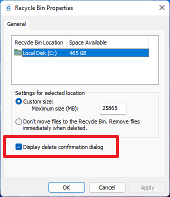 How to enable file delete confirmations on Windows 11 enable-delete-confirmation.png
