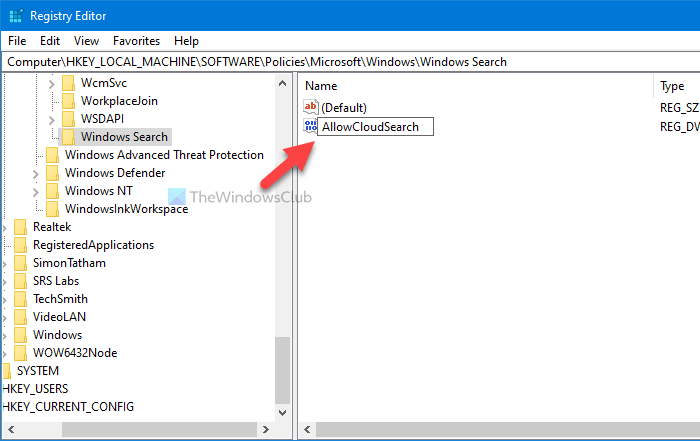 How to enable or disable Cloud Content Search in Taskbar search box in Windows 10 enable-disable-cloud-content-search-3.png