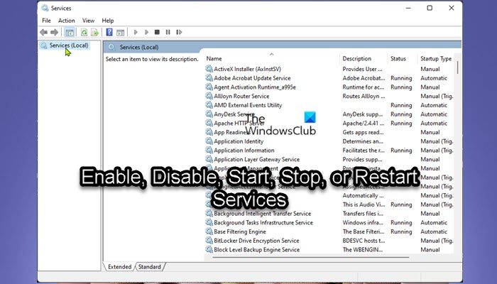 How to Enable, Disable, Start, Stop, or Restart Services in Windows 11/10 Enable-Disable-Start-Stop-or-Restart-Services.jpg