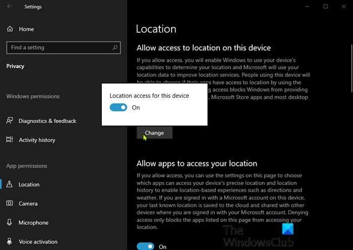 Maps app not working or Shows Incorrect Location in Windows 10 Enable-location-on-Windows-10.jpg