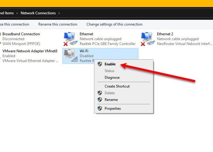 Internet not working after Windows 10 Update enable-Network-adapter.jpg
