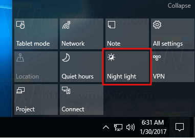 Why is Google Chrome more of a light gray color and not gray like other ones? enable-night-light-Windows-10.png