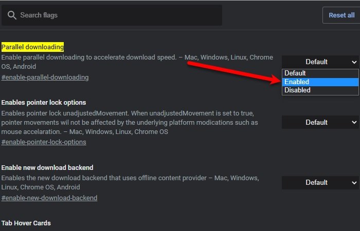 How to increase Download Speed in Google Chrome on Windows 10 enable-parallel-downloading.jpg
