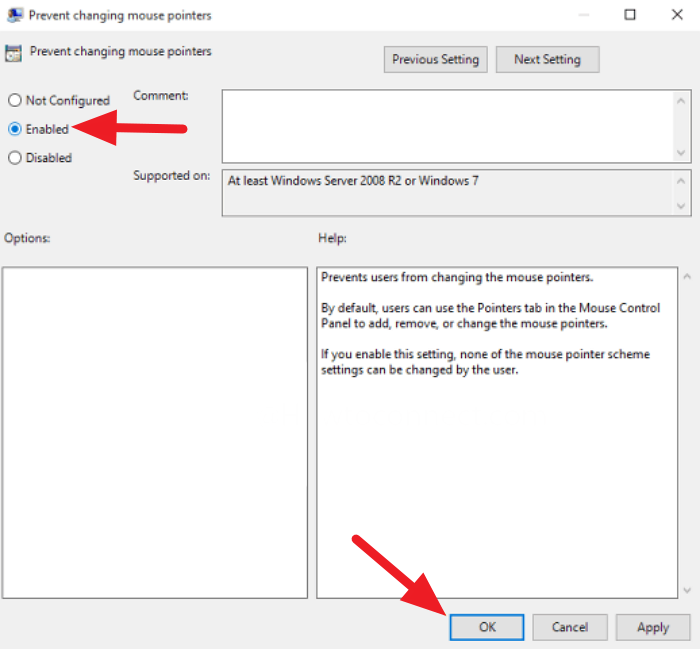How to prevent Users from changing Mouse Pointers in Windows 10 Enable-Prevent-Changing-Mouse-Pointer.png