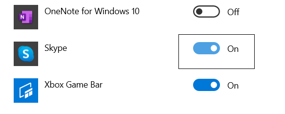 Skype has stopped working on Windows 10 enable-skype.png