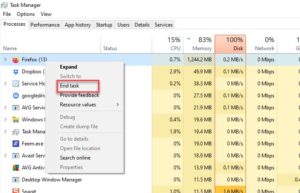 How to Increase your Internet Speed in Windows 10 end-task-300x193.jpg