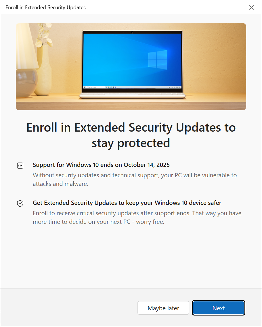 How to extend Windows 10 Support by a year enroll-in-extended-security-updates.png