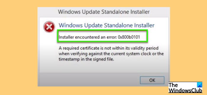 Windows Update Error 0X800B0101, Installer encountered an error error-0x800b0101.jpg