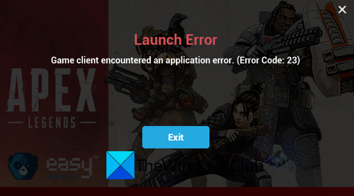 Fix Apex Legends Error Code 23 on PC error-23-apex-legends.png