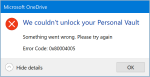 We couldn’t unlock your Personal vault, Error Code 0x80004005 Error-Code-0x80004005-OneDrive_Personal-Vault_Windows10-150x77.png