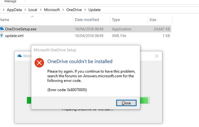Fix: Error Code 0x80070005 in OneDrive Error-Code-0x80070005-in-OneDrive.jpg