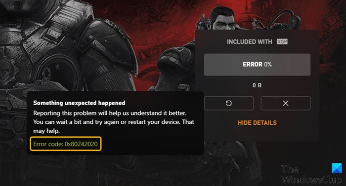 Fix Error Code 0x80242022 when installing Xbox games on Windows PC Error-code-0x80242022-when-installing-games.jpg