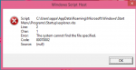 Fix Windows Script Host error on Windows 10 startup Error-code-80070002-for-Windows-Script-Host-150x77.png