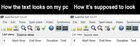 Font issue after installing the latest insider build. (Compare List View and Source View... EsTpwnZ1o-sBvHxWrVSNsft5NLvUKvuIDSQiuwGtVsg.jpg