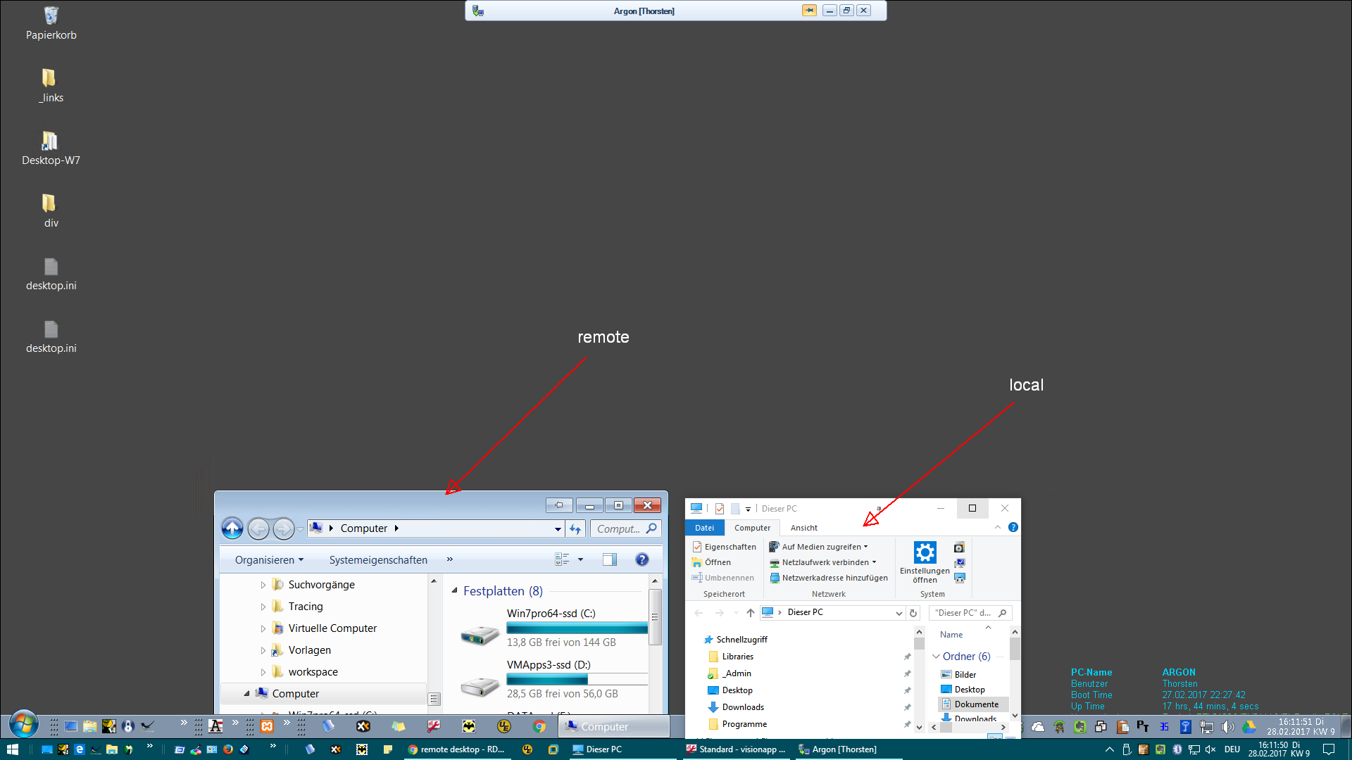 RDP with Surface Go 2 - Local taskbar is always on top Evcmw.png